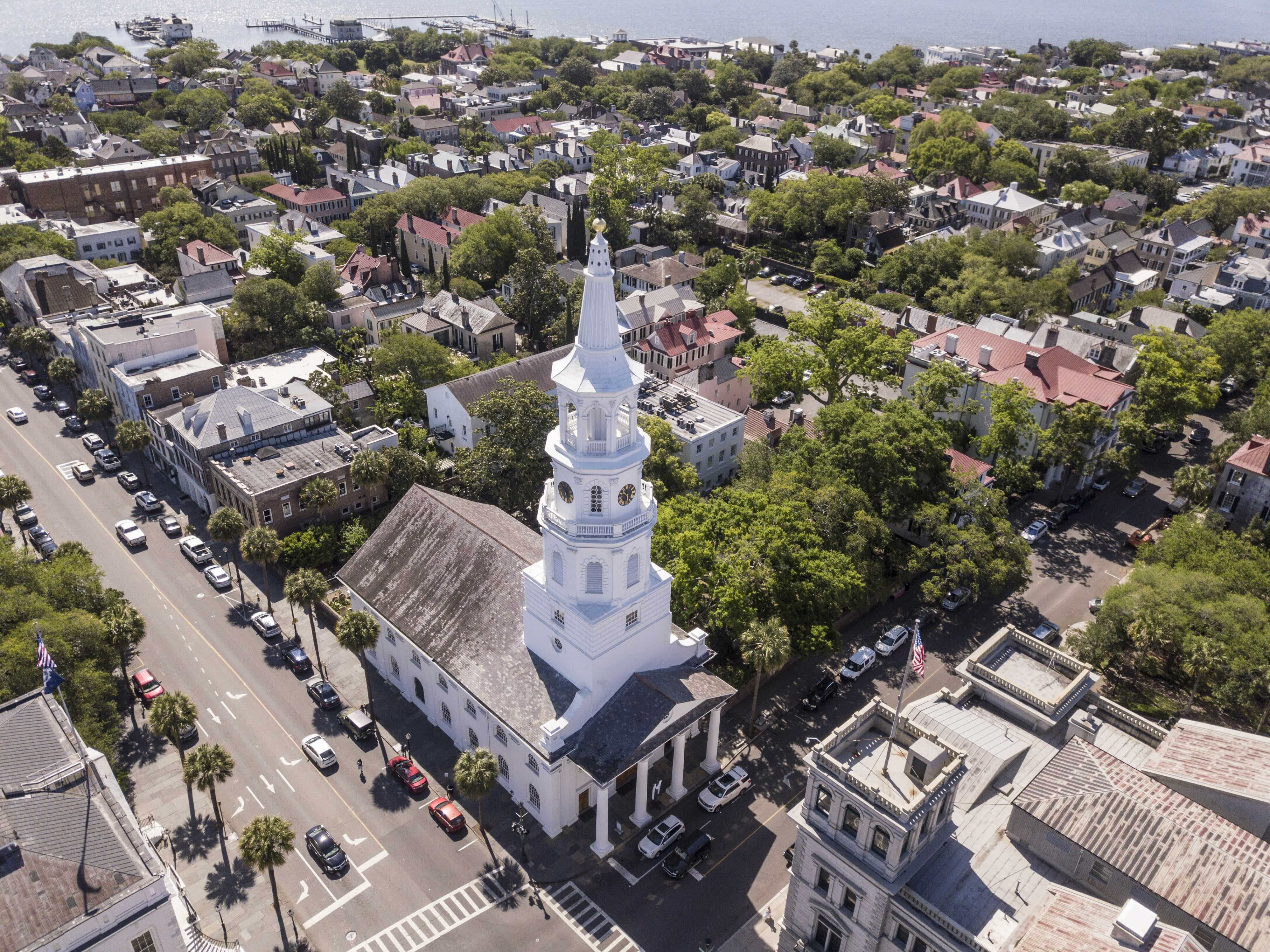 Charleston aerial view